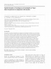 Research paper thumbnail of Spatial dynamics of meningococcal meningitis in Niger: observed patterns in comparison with measles