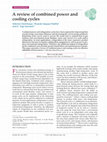 Research paper thumbnail of A review of combined power and cooling cycles