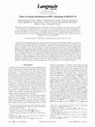 Research paper thumbnail of Effect of Charge Distribution on RDX Adsorption in IRMOF-10