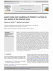 Research paper thumbnail of Latent state trait modeling of children's cortisol at two points of the diurnal cycle