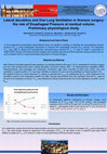 Research paper thumbnail of Poster ESA 2014_ Lateral decubitus and One Lung Ventilation in thoracic surgery: the role of Esophageal Pressure at residual volume.Preliminary physiological study