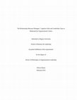 Research paper thumbnail of The Relationship between Managers' Cognitive Style and Leadership Type as Moderated by Organizational Culture