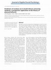 Research paper thumbnail of Protogerou et al. (2013). Predictors of condom use in South African university JASPpdf