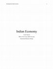 Research paper thumbnail of Indian Economy