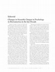 Research paper thumbnail of Changes in Scientific Output in Psychology in Iberoamerica in the last Decade