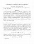 Research paper thumbnail of <title>Reflected wave atypical phase change at a boundary</title>