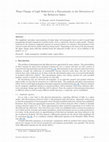 Research paper thumbnail of Phase change of light reflected by a discontinuity in the derivatives of the refractive index