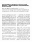 Research paper thumbnail of Cannabinoids promote oligodendrocyte progenitor survival: involvement of cannabinoid receptors and phosphatidylinositol-3 kinase/Akt signaling