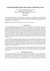 Research paper thumbnail of <title>Linewidth and phase noise characteristics of DFB fibre lasers</title>