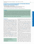 Research paper thumbnail of Comparison of environmental risks of pesticides between tropical and nontropical regions