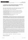 Research paper thumbnail of A Comparison of Copper Speciation Measurements with the Toxic Responses of Three Sensitive Freshwater Organisms