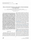 Research paper thumbnail of Effect of Endosulfan Runoff from Cotton Fields on Macroinvertebrates in the Namoi River