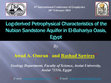 Research paper thumbnail of Log-derived petrophysical characteristics of the Nubian Sandstone Aquifer in El-Bahariya Oasis