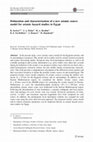 Research paper thumbnail of Delineation and characterization of a new seismic source model for seismic hazard studies in Egypt