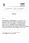 Research paper thumbnail of Temporal variation of PCDD/F concentrations in vegetation samples collected in the vicinity of a municipal waste incinerator (1996–1997)