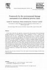 Research paper thumbnail of Framework for the environmental damage assessment of an industrial process chain