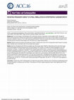 Research paper thumbnail of (2016) "Revisiting Prognostic Impact of Atrial Fibrillation in Hypertrofic Cardiomyophaty" (ACC, 16. Poster Contribution)