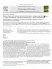 Research paper thumbnail of Normal tissue dose and second cancer risk due to megavoltage fan-beam CT, static tomotherapy and helical tomotherapy in breast radiotherapy