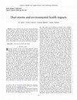 Research paper thumbnail of Dust storms and environmental health impacts