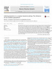 Research paper thumbnail of Littering dynamics in a coastal industrial setting: The influence of non-resident populations