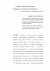 Research paper thumbnail of CONTROLE JURÍDICO DO TABAGISMO NA PERSPECTIVA DOS DIREITOS FUNDAMENTAIS [Categoria: profissionais com bacharelado em Direito