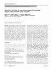 Research paper thumbnail of Bioactivity behaviour of nano-hydroxyapatite/freestanding aligned carbon nanotube oxide composite