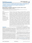 Research paper thumbnail of Thyroid hormone treated astrocytes induce maturation of cerebral cortical neurons through modulation of proteoglycan levels