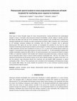 Research paper thumbnail of Photoacoustic spectral analysis to sense programmed erythrocyte cell death (eryptosis) for monitoring cancer response to treatment