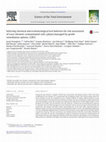 Research paper thumbnail of Selecting chemical and ecotoxicological test batteries for risk assessment of trace element-contaminated soils (phyto)managed by gentle remediation options (GRO)