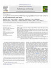 Research paper thumbnail of Locoregional and distant failure following image-guided stereotactic body radiation for early-stage primary lung cancer