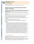 Research paper thumbnail of Manganese exposure from drinking water and children's academic achievement