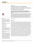 Research paper thumbnail of Elevated Levels of the Complement Activation Product C4d in Bronchial Fluids for the Diagnosis of Lung Cancer