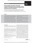 Research paper thumbnail of First-in-Human Dose Study of the Novel Transforming Growth Factor-  Receptor I Kinase Inhibitor LY2157299 Monohydrate in Patients with Advanced Cancer and Glioma