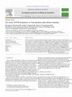 Research paper thumbnail of Six novel ATP7B mutations in Thai patients with Wilson disease