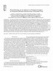 Research paper thumbnail of Physiotherapy as an adjunct to prolapse surgery: An assessor-blinded randomized controlled trial