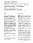 Research paper thumbnail of Information searching and the travel behaviours of MICE travellers: a cross-cultural study