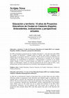 Research paper thumbnail of Educación y Territorio. 15 años de Proyectos Educativos de Ciudad