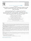 Research paper thumbnail of Final analysis of a prospective trial on functional imaging for nodal staging in patients with prostate cancer at high risk for lymph node involvement