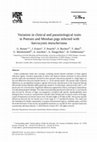 Research paper thumbnail of Variation in clinical and parasitological traits in Pietrain and Meishan pigs infected with Sarcocystis miescheriana