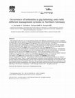 Research paper thumbnail of Occurrence of helminths in pig fattening units with different management systems in Northern Germany