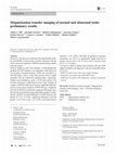 Research paper thumbnail of Magnetization transfer imaging of normal and abnormal testis: preliminary results