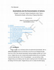 Research paper thumbnail of Chapter 5: Automaticity and the Economization of Actions (Palgrave, forthcoming)