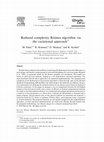 Research paper thumbnail of Reduced complexity Retinex algorithm via the variational approach