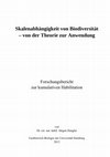 Research paper thumbnail of Skalenabhängigkeit von Biodiversität – von der Theorie zur Anwendung