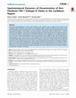 Research paper thumbnail of Spatiotemporal Dynamics of Dissemination of Non-Pandemic HIV-1 Subtype B Clades in the Caribbean Region