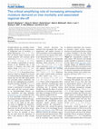 Research paper thumbnail of The critical amplifying role of increasing atmospheric moisture demand on tree mortality and associated regional die-off