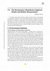 Research paper thumbnail of "The Documentary Hypothesis, Empirical Models and Holistic Interpretation.” In Jun Ikeda et al., eds., Modernity and Interpretations of Ancient Texts. The Collapse and Remaking of Traditions. IIAS Reports, 2012 (International Institute of Advanced Studies, Kizugawa-City, Kyoto, Japan). Pp. 116-143.