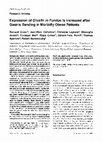 Research paper thumbnail of Expression of ghrelin in fundus is increased after gastric banding in morbidly obese patients