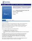 Research paper thumbnail of Cultural Justice/Sexual Justice (2007) - co-edited with B. Arneil, R. Dhamoon, A. Eisenberg