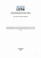 Research paper thumbnail of Das fronteiras para Constantinopla: inserção da canção de Digenis Akrites no cenário político bizantino (Séculos XI e XII)